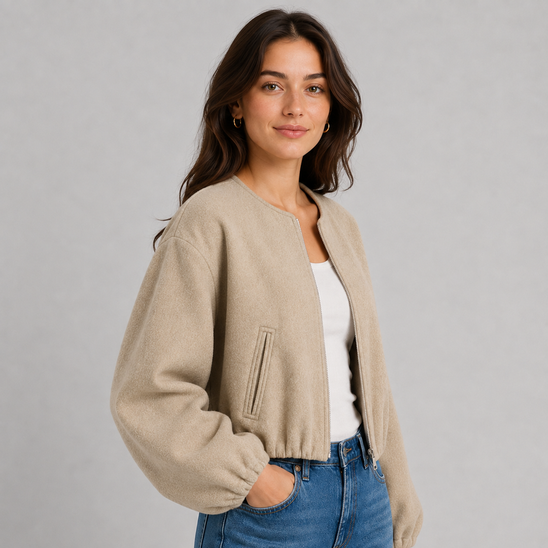 Women's Montarello Bomber Jacket, Lightweight and Zip-Up