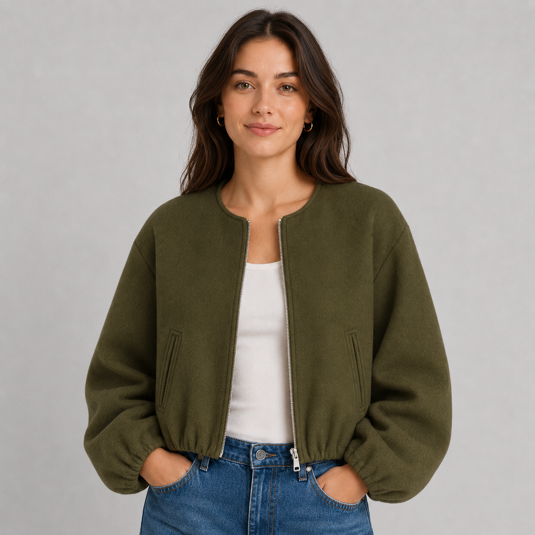 Women's Montarello Bomber Jacket, Lightweight and Zip-Up
