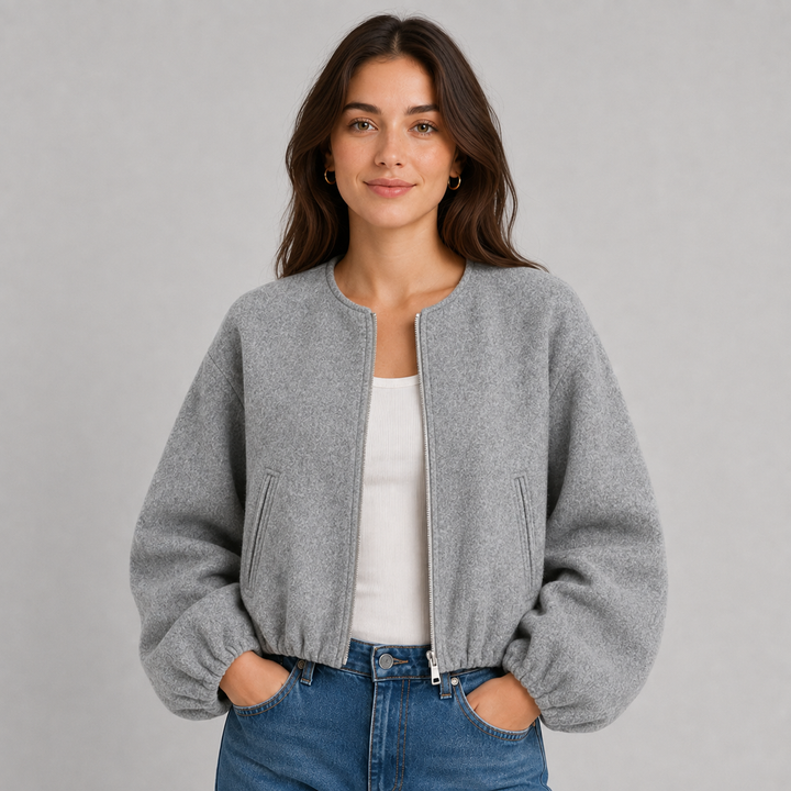 Women's Montarello Bomber Jacket, Lightweight and Zip-Up