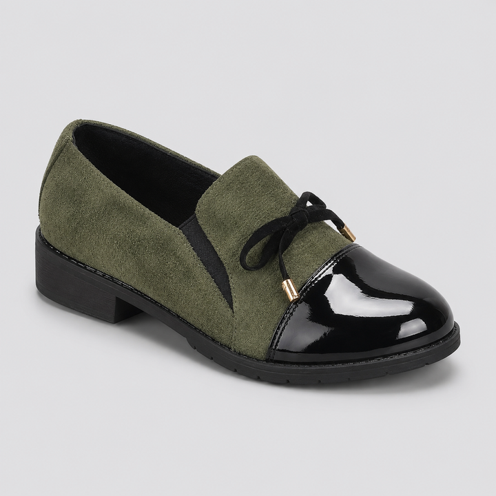 Chunky loafers for women Montarello with bow detail