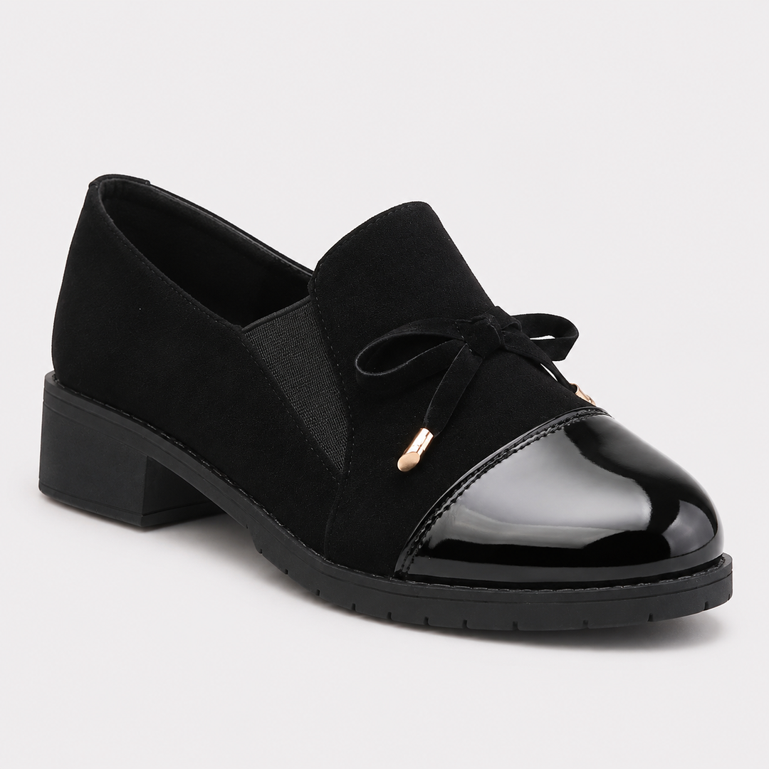 Chunky loafers for women Montarello with bow detail