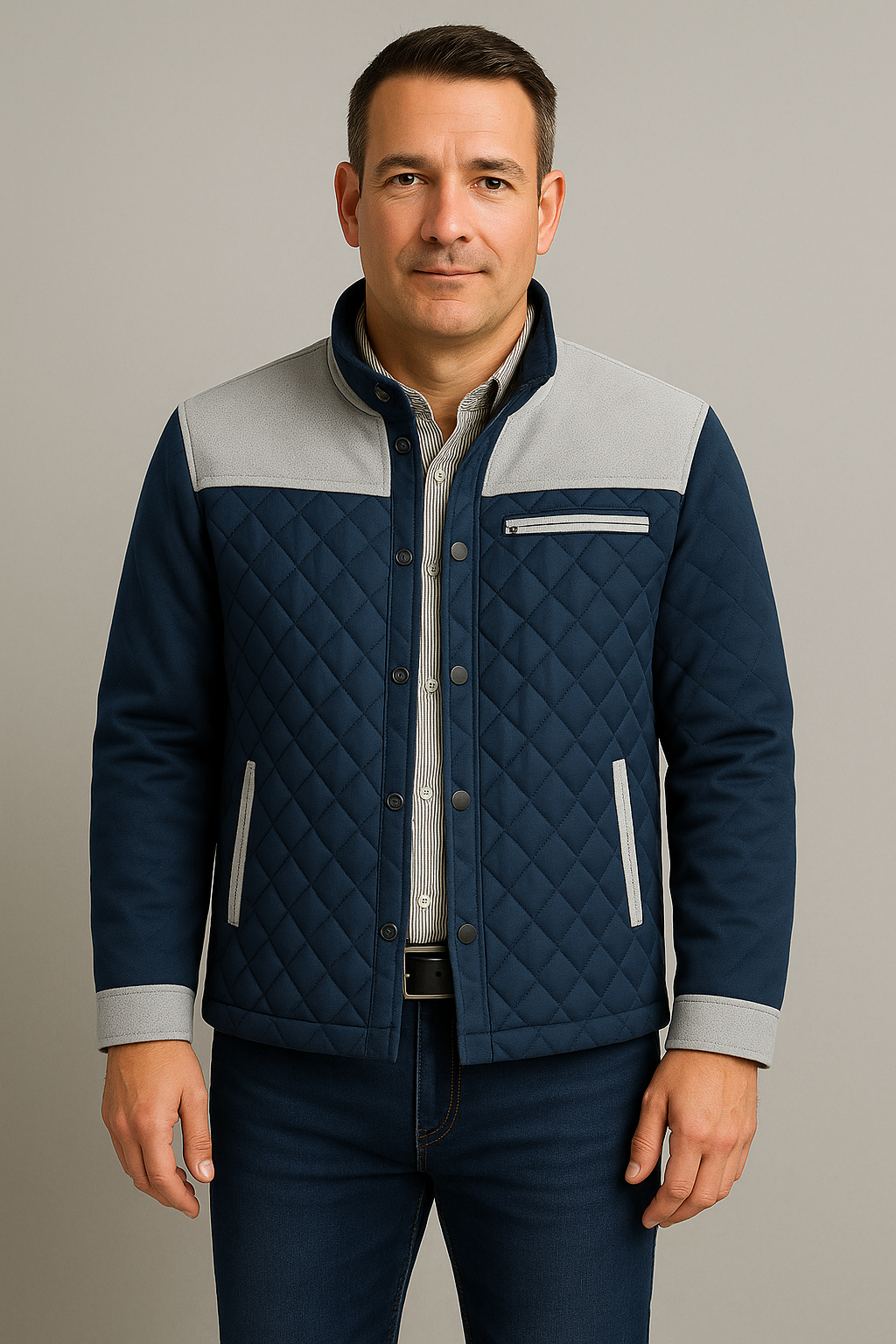 Antoni Luxe Comfortable Men's Jacket, view 3 - Elena Harper