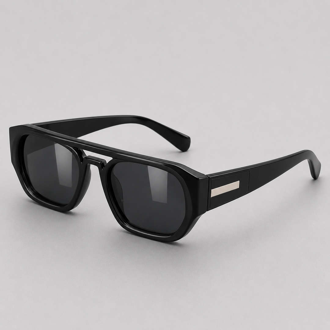 Unisex Rectangular Sunglasses