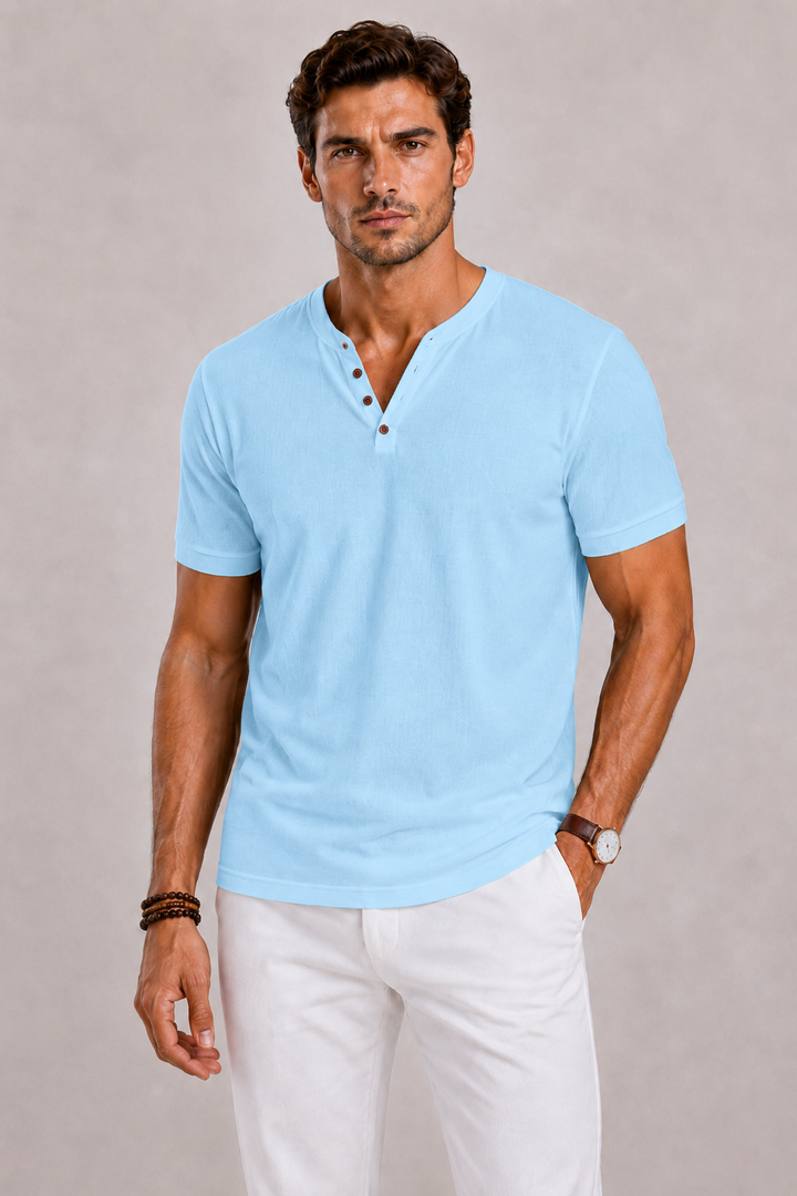 Harrington Oxford | V-Neck Shirt For Men