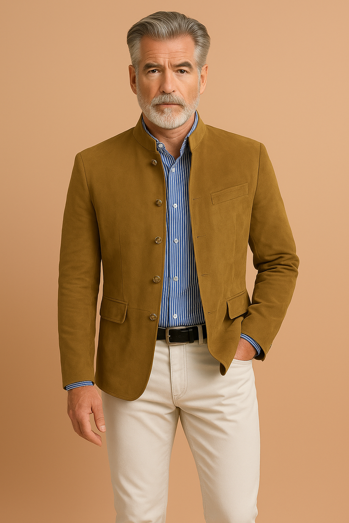 Michel - Elegant Fitted Buttoned Blazer