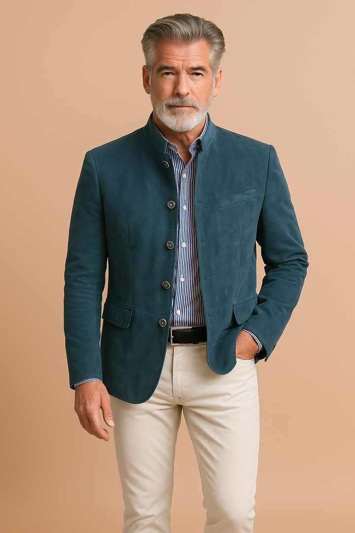 Michel - Elegant Fitted Buttoned Blazer