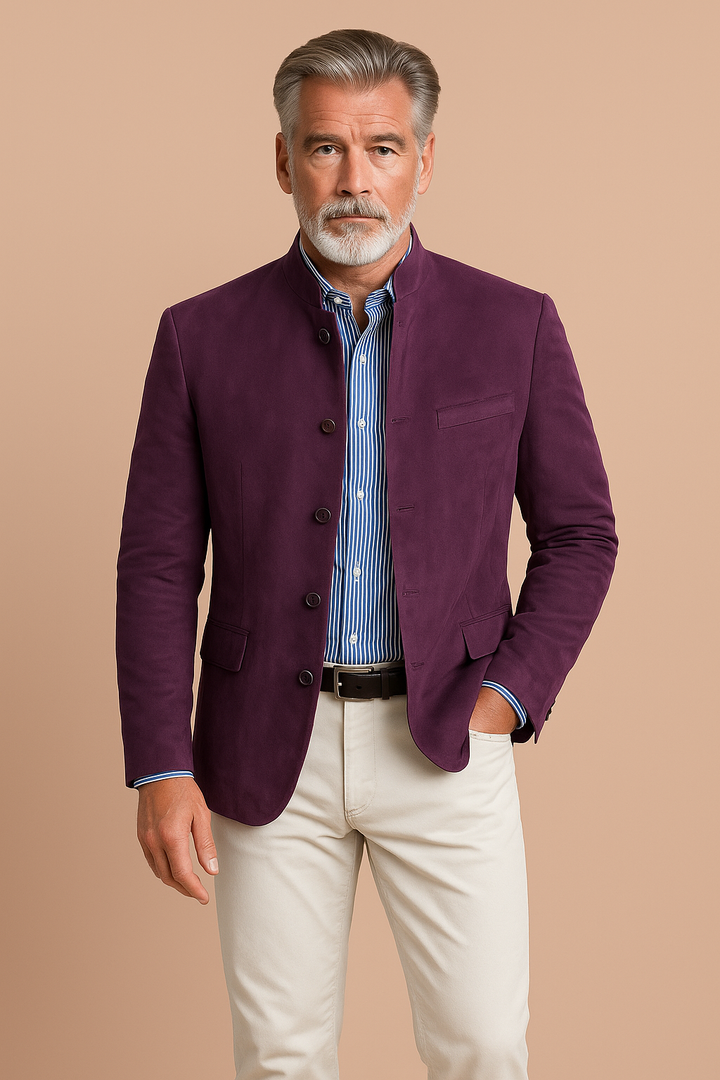 Michel - Elegant Fitted Buttoned Blazer