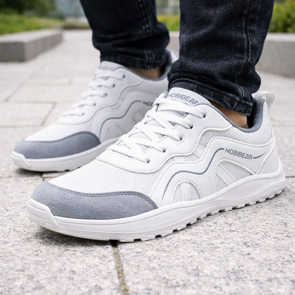 Brian Comfortable Lace-Up Sneakers, view 4 - Elena Harper