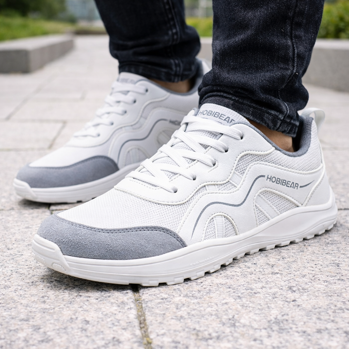 Brian Comfortable Lace-Up Sneakers, view 4 - Elena Harper