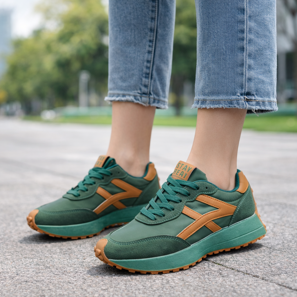 Women's Urban Platform Sneakers - Kenya