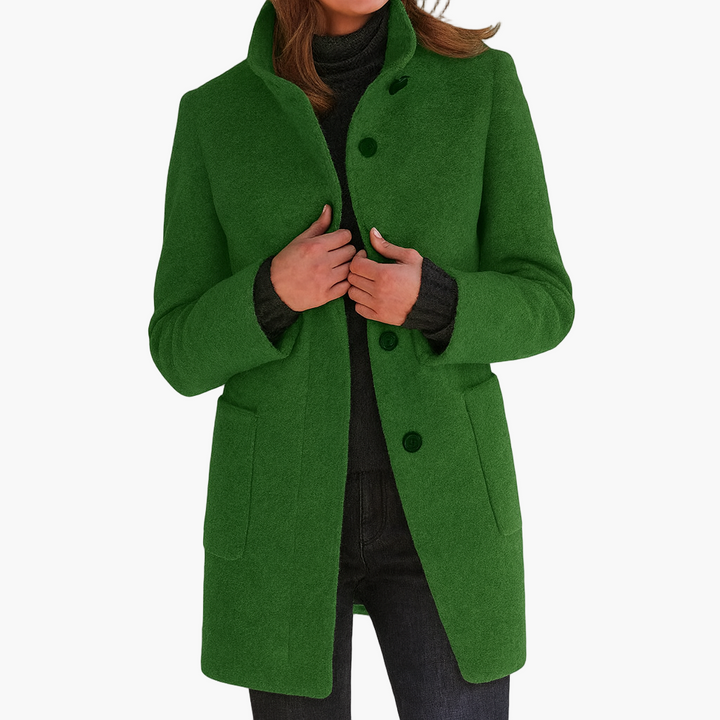 Mira™ | Elegant Classic Coat with Buttons