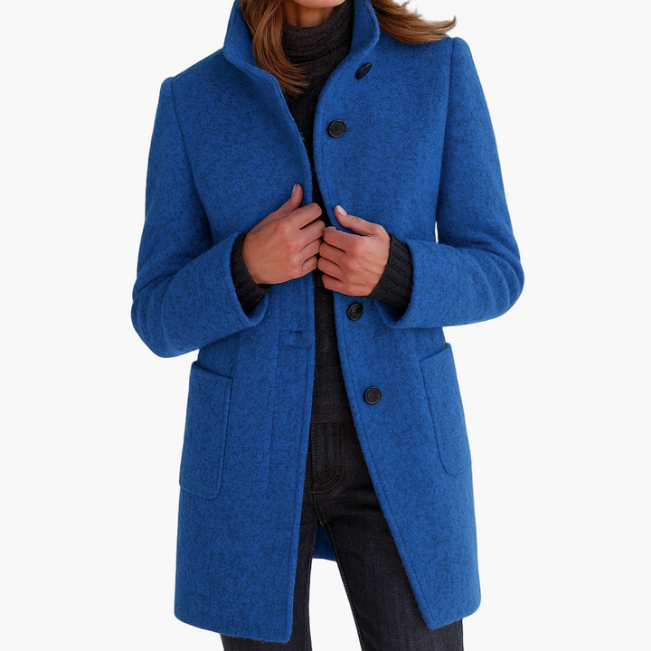 Mira™ | Elegant Classic Coat with Buttons