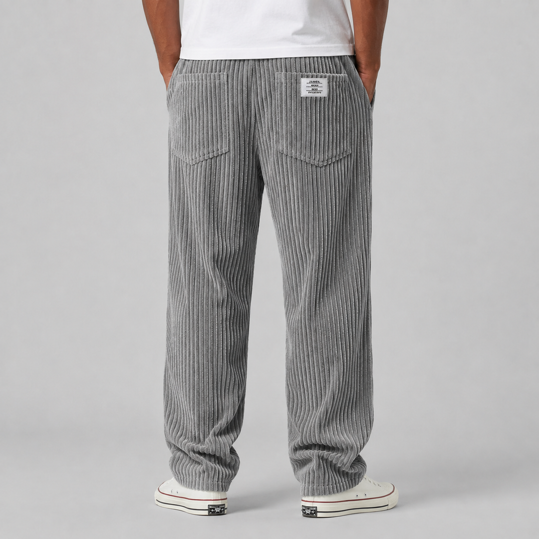 Men's Montarello Corduroy Pants with Drawstring Waist