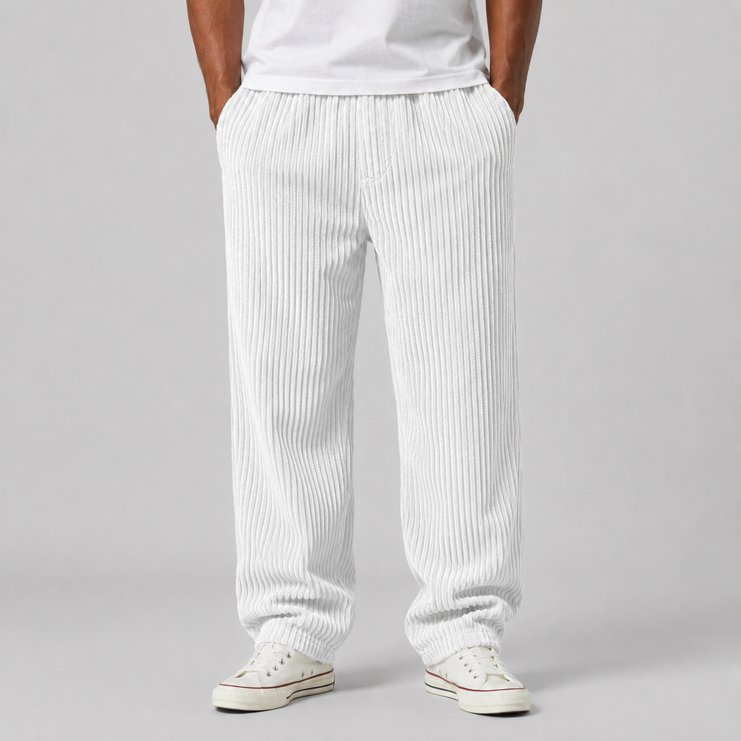 Men's Montarello Corduroy Pants with Drawstring Waist