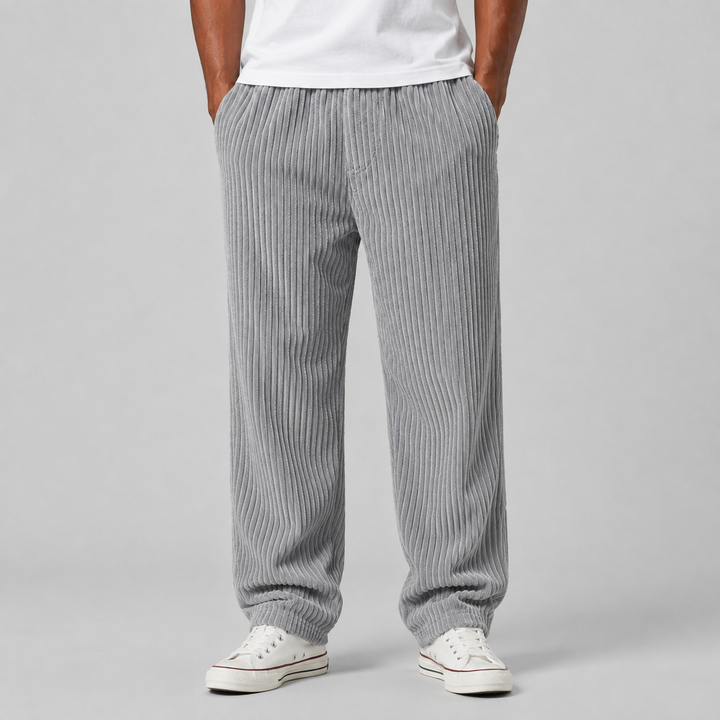 Men's Montarello Corduroy Pants with Drawstring Waist