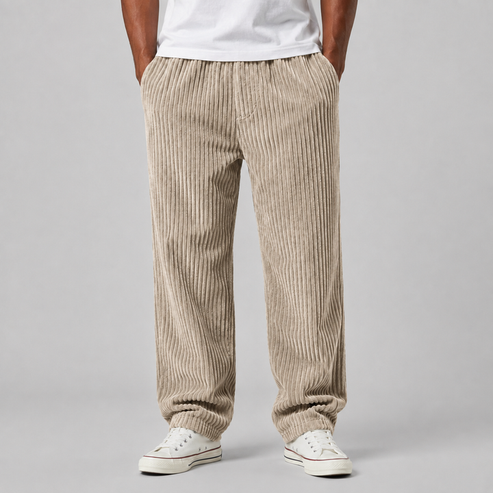 Men's Montarello Corduroy Pants with Drawstring Waist
