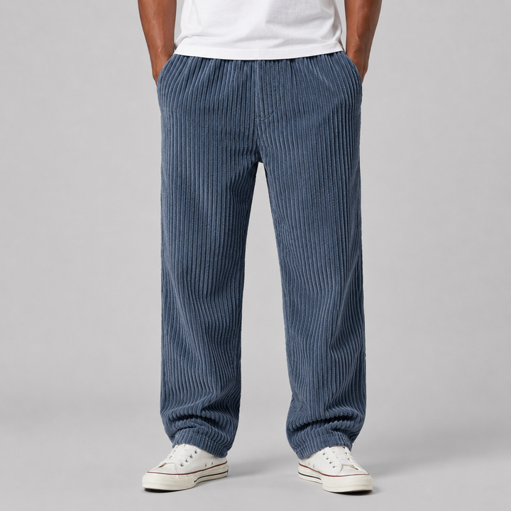 Men's Montarello Corduroy Pants with Drawstring Waist