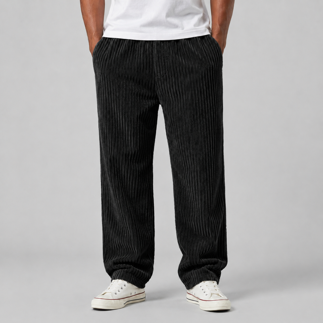 Men's Montarello Corduroy Pants with Drawstring Waist