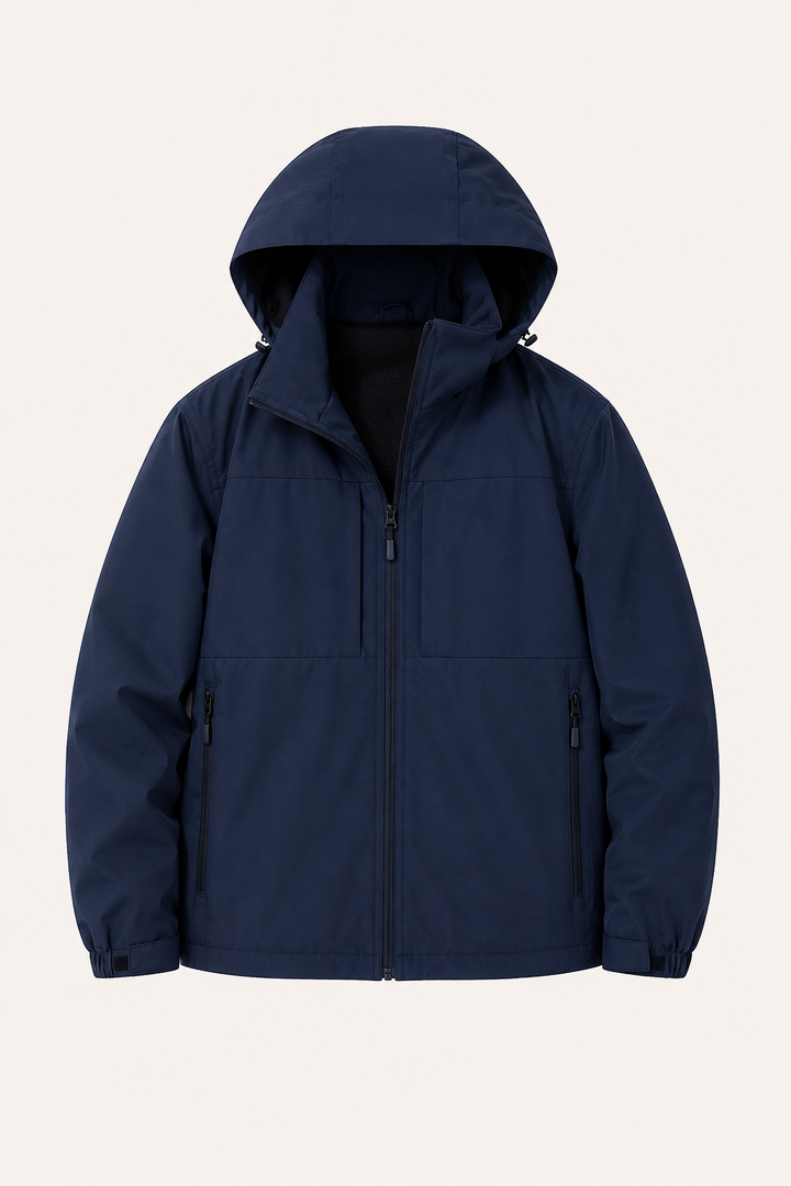 Lightweight Waterproof Outdoor Jacket for Men with Hood - Millan