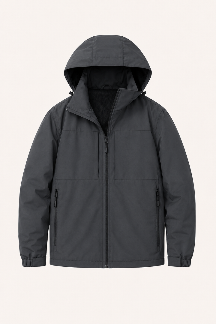 Lightweight Waterproof Outdoor Jacket for Men with Hood - Millan