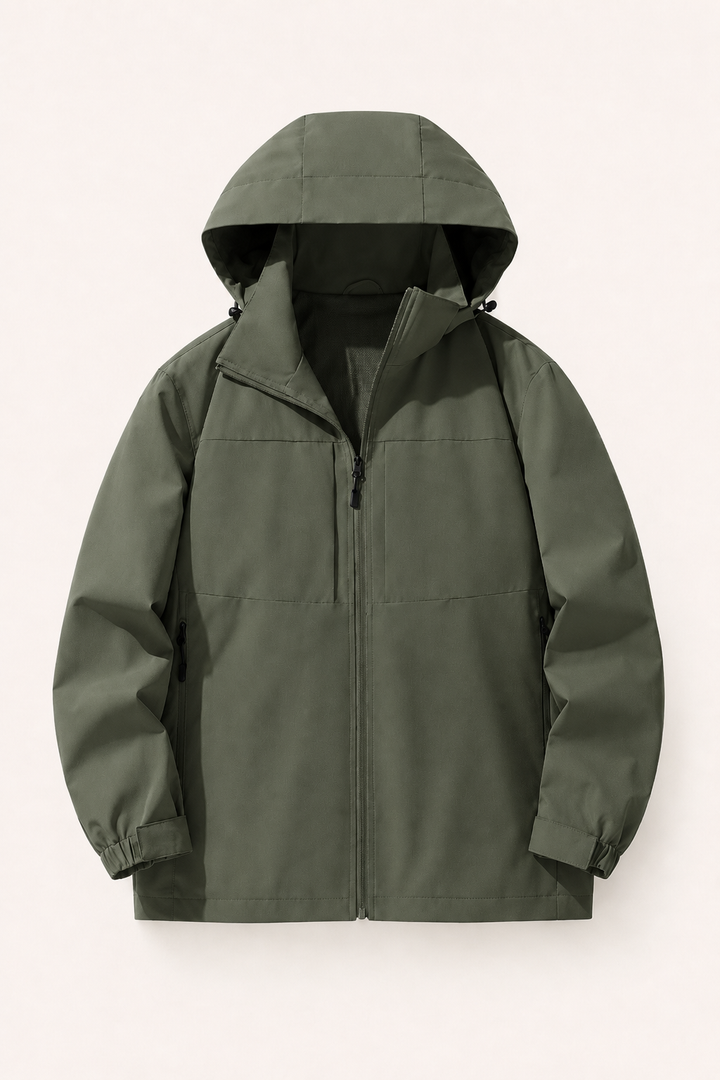 Lightweight Waterproof Outdoor Jacket for Men with Hood - Millan