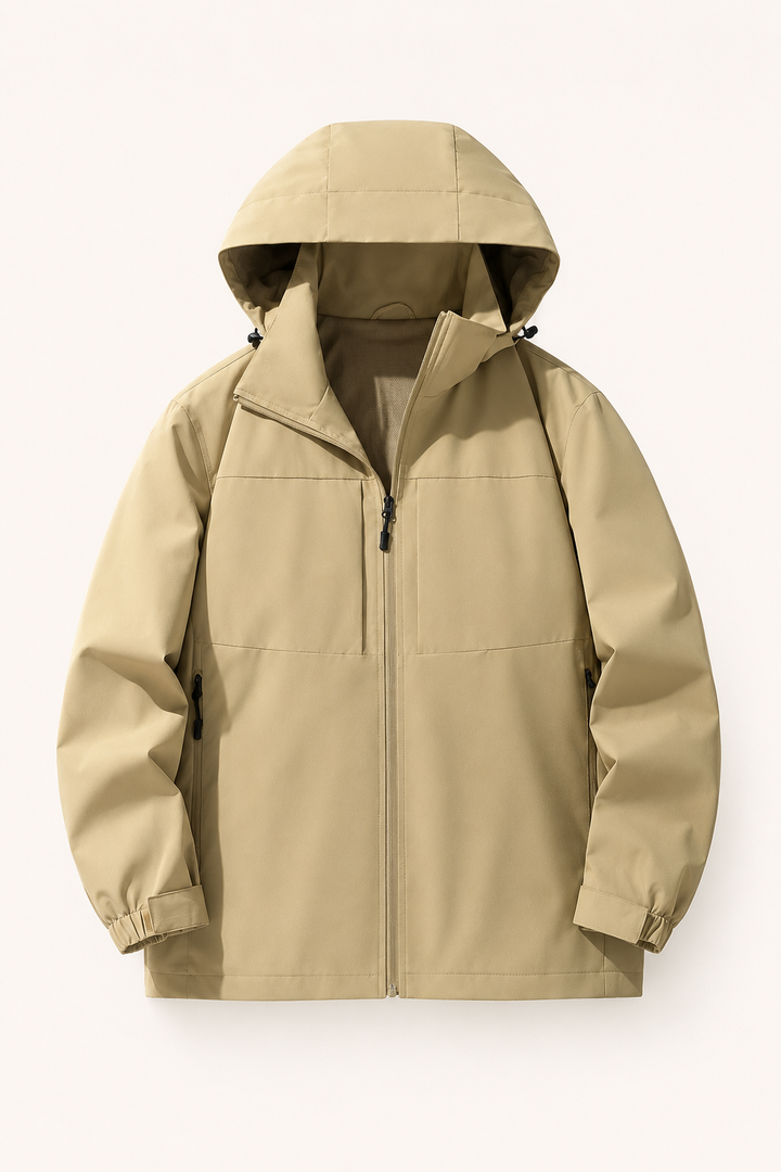 Lightweight Waterproof Outdoor Jacket for Men with Hood - Millan