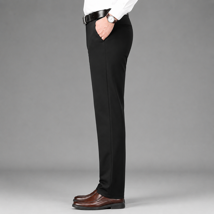 Montarello Men's Straight Cut Suit Trousers