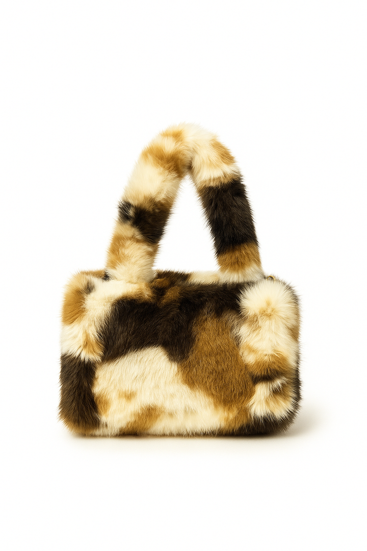 Talita™  |  Faux Fur Leopard Handle