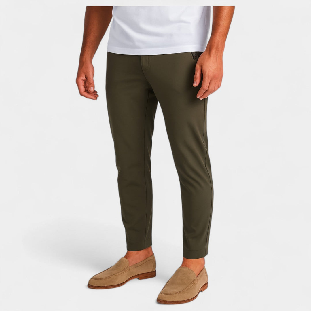 LIGHT HIGH-WAISTED PANTS FOR MEN