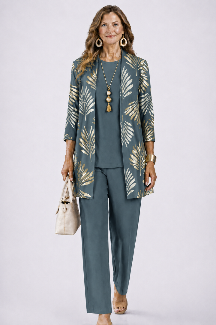 Emma & Rose Cape Town Sandra 3-piece set featuring elegant fabric and coordinated design on a neutral background.