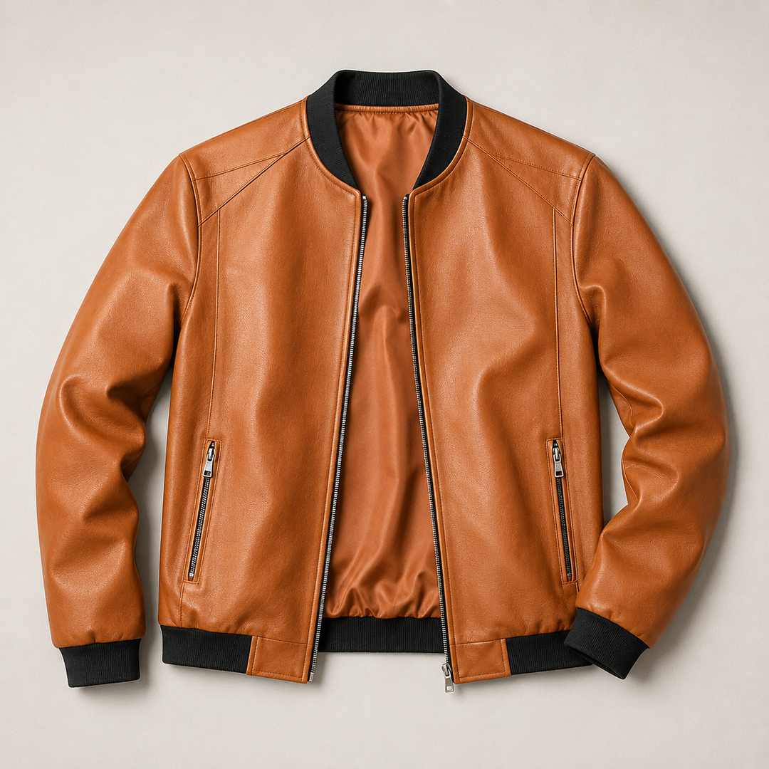 Sunday Leather Bomber, view 9 - Elena Harper