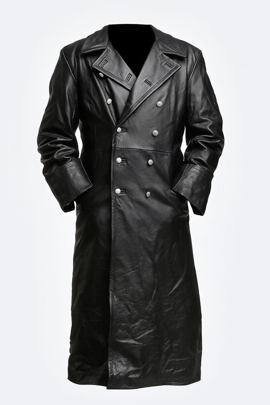 Men's Iconic Gothic WW2 Style Trench Coat