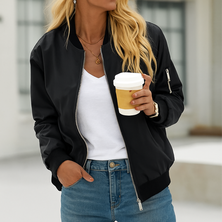 Women's Bomber Jacket Avenza, view 3 - Elena Harper