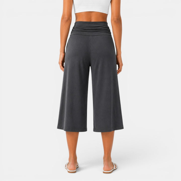 Women's Yoga Style Capri Pants Comfortable and Relaxed - Elena Harper