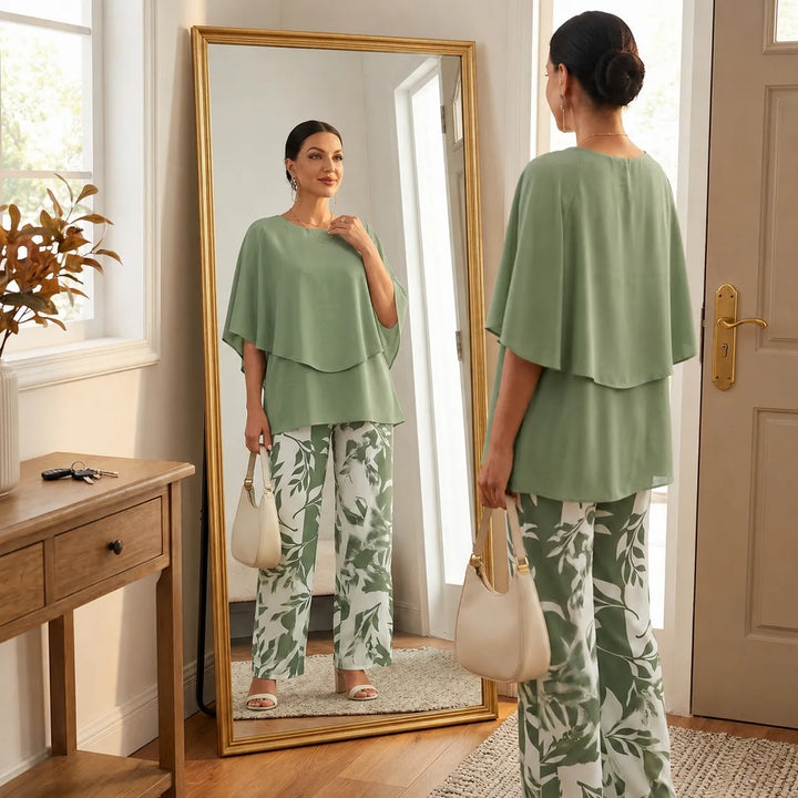 Elara Flowy Two Piece Set for Women - Elena Harper