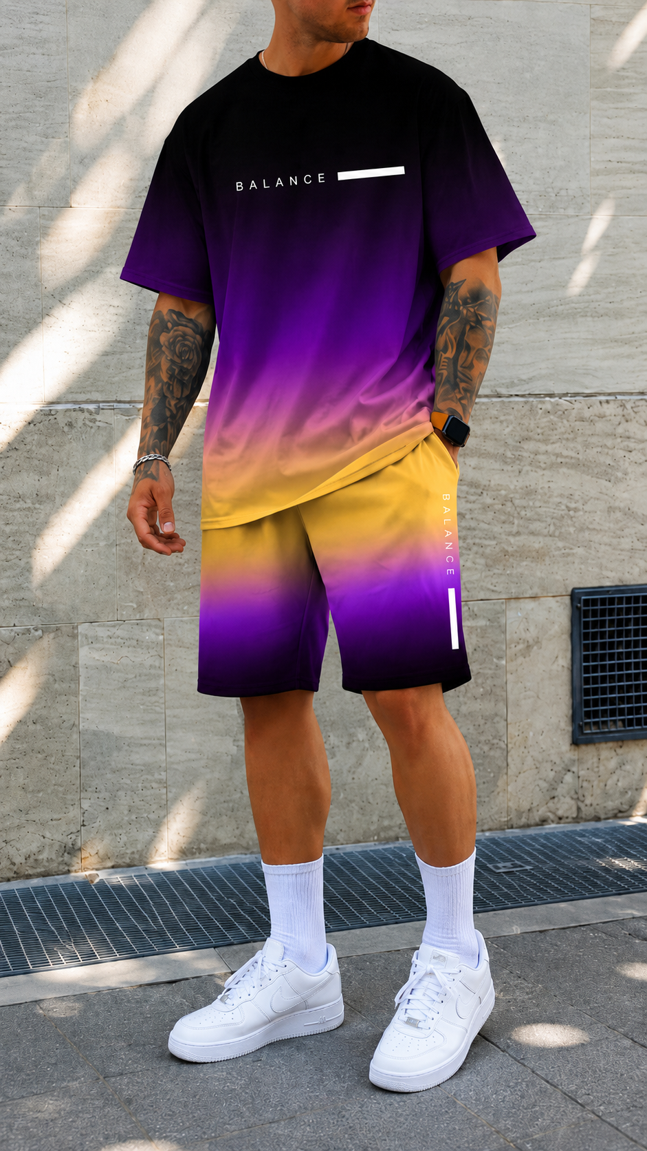 LAURENT MONACO | MEN'S GRADIENT SPORTS SET