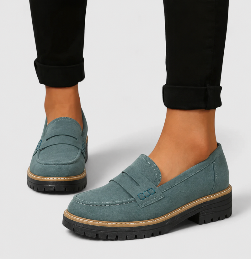 Annika Women's Classic Loafers with Distinctive Sole, view 6 - Elena Harper