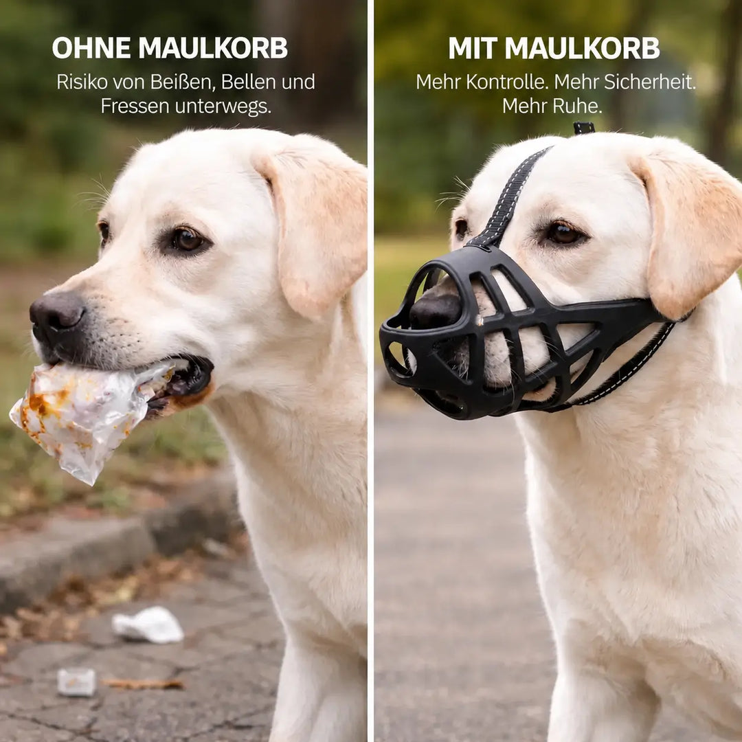 Dog Muzzle Breathable & Adjustable for Training and Daily Use, view 4 - Elena Harper