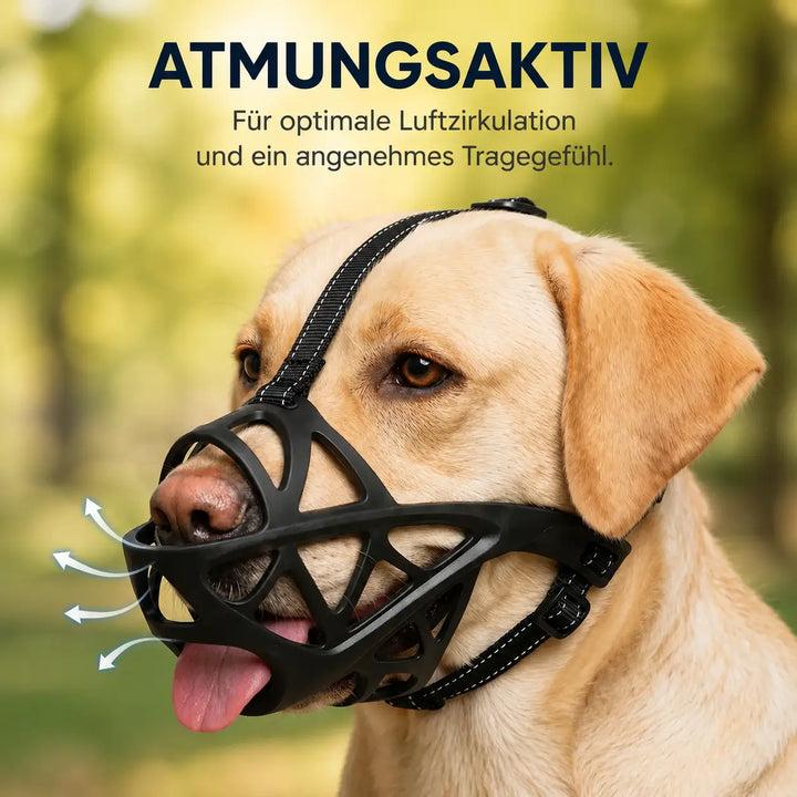 Dog Muzzle Breathable & Adjustable for Training and Daily Use, view 3 - Elena Harper