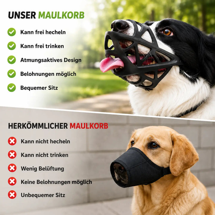 Dog Muzzle Breathable & Adjustable for Training and Daily Use, view 2 - Elena Harper