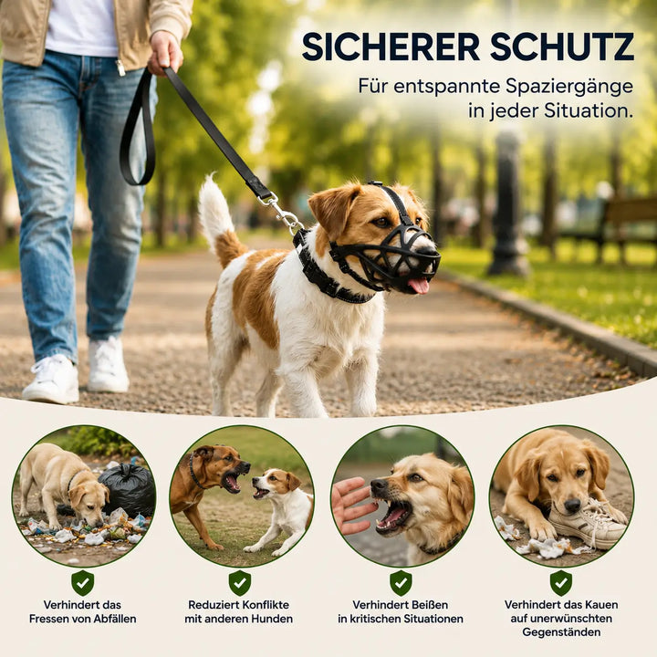 Dog Muzzle Breathable & Adjustable for Training and Daily Use, view 8 - Elena Harper