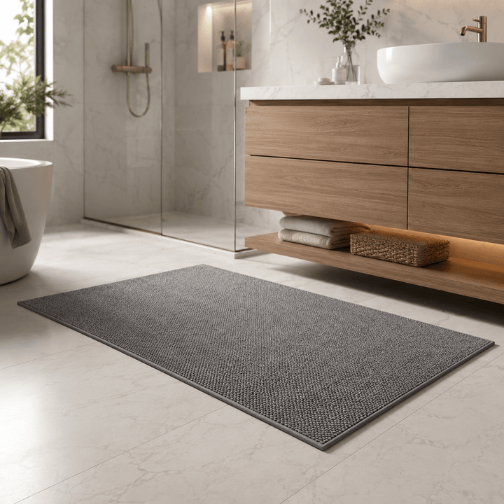 Absorbent Door Mat with Non-Slip Bottom – Geometric Pattern