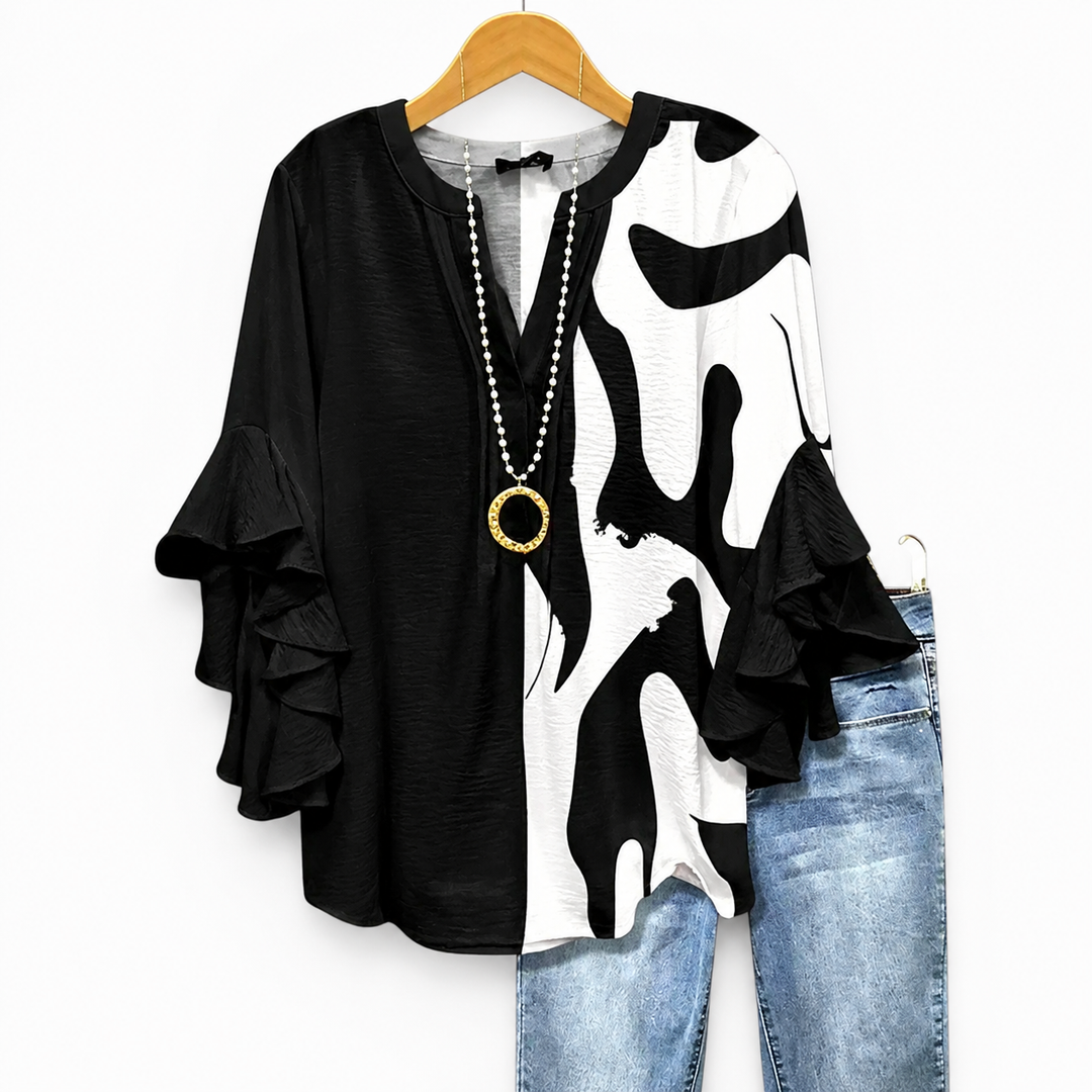 Classic Elegant Blouse Lightweight & Sophisticated, view 6 - Elena Harper