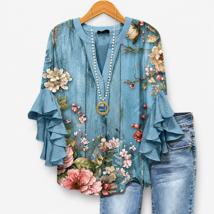 Classic Elegant Blouse Lightweight & Sophisticated - Elena Harper
