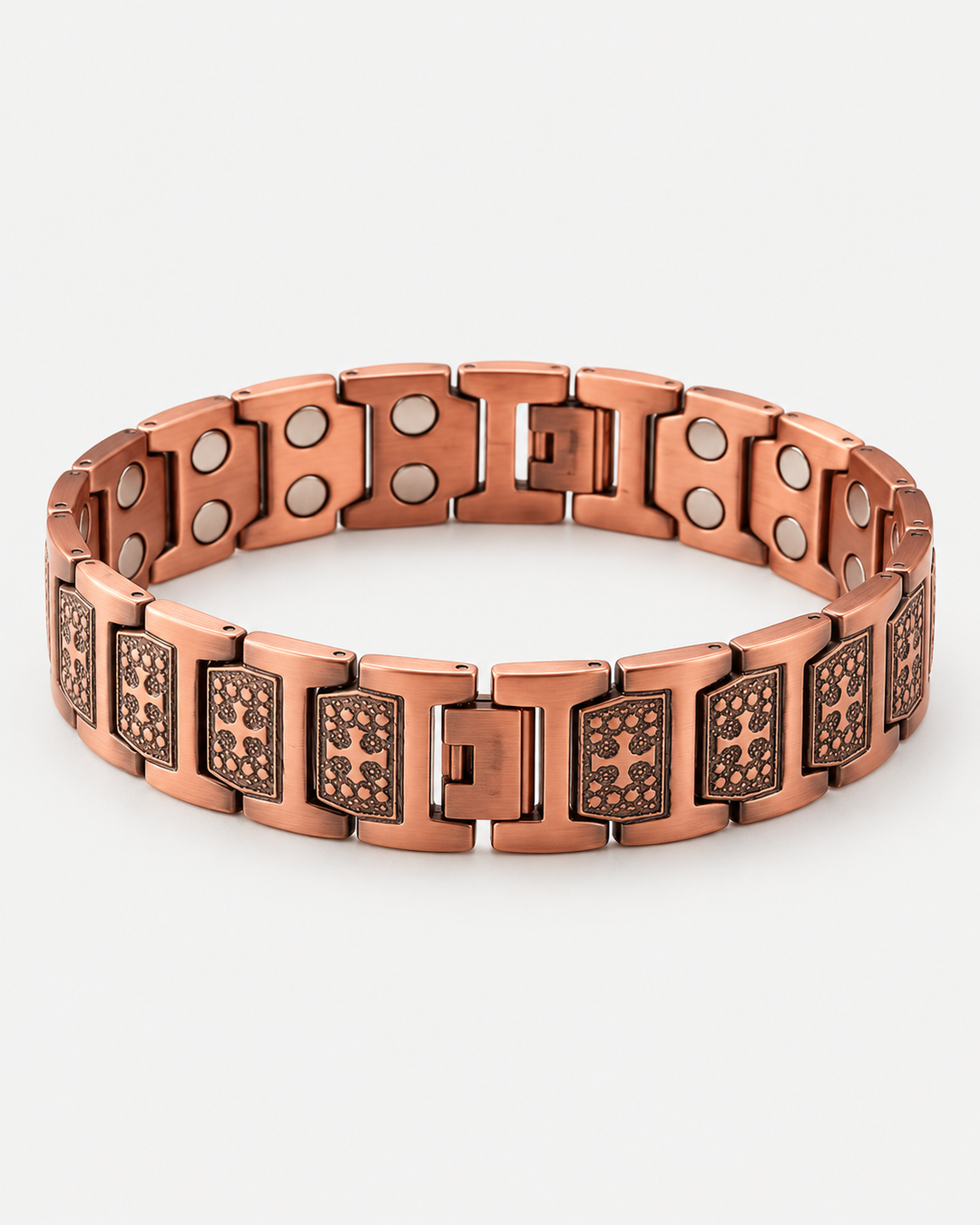 Wide Embossed Bracelet For Men