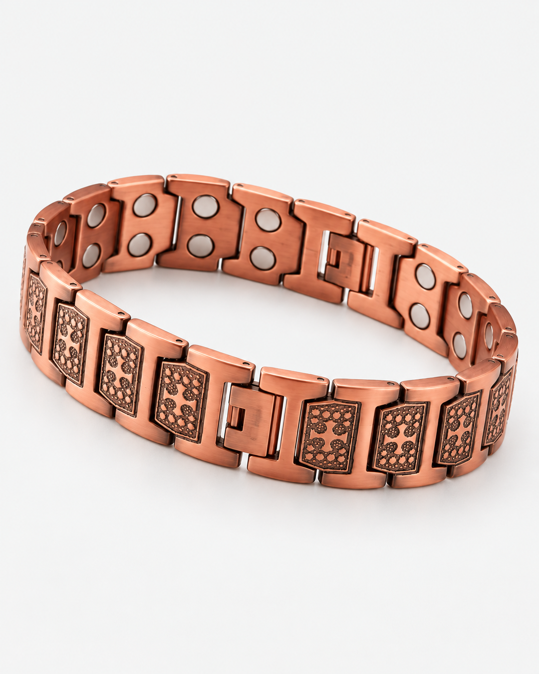 Wide Embossed Bracelet For Men