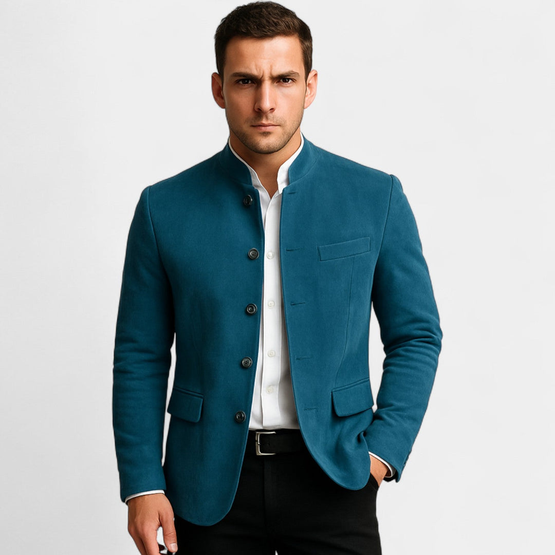 MEN'S SUEDE EFFECT BLAZER