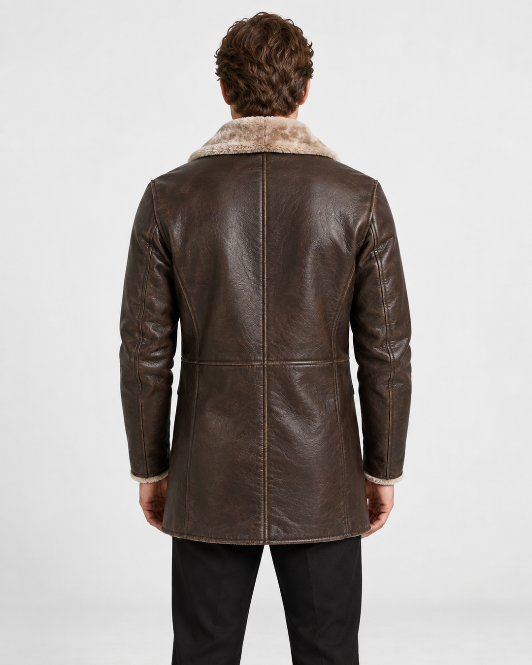 Men's Sherpa-Lined Winter Jacket