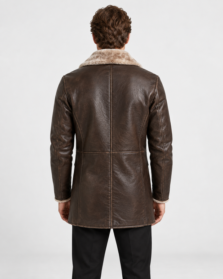 Men's Sherpa-Lined Winter Jacket