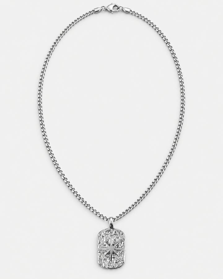 Ibiza Silver Pendant Necklace For Men
